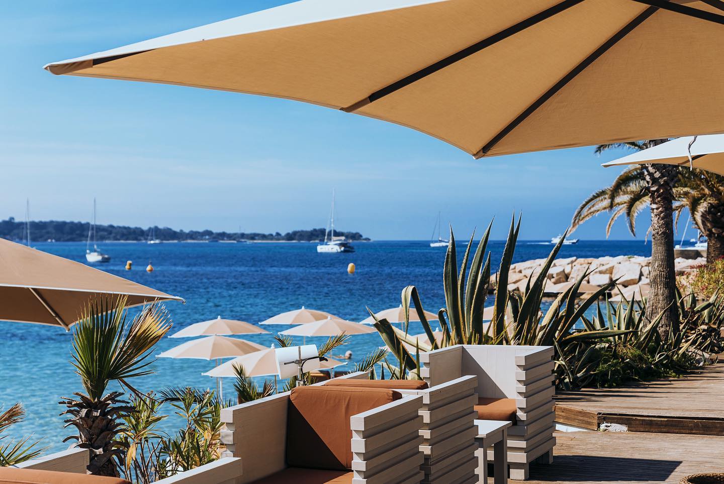 plage privée haut de gamme à Cannes