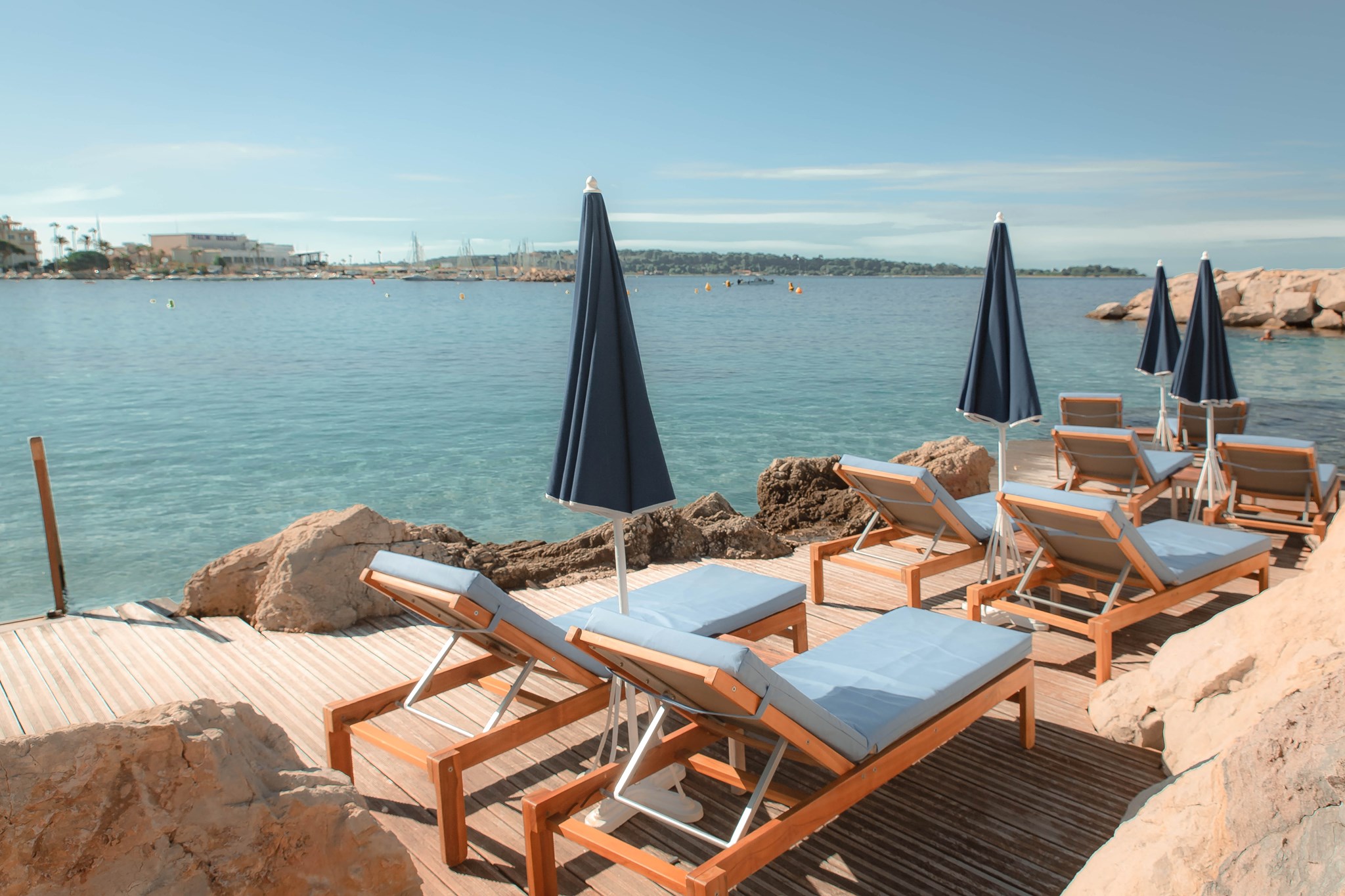 plage privée haut de gamme à Cannes